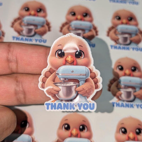 Turkey Baker Thanksgiving "Thank You"