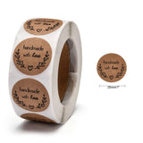 500-Pack 1 Inch Paper Sticker Roll