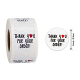 500-Pack 1 Inch Paper Sticker Roll