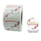 500-Pack 1 Inch Paper Sticker Roll